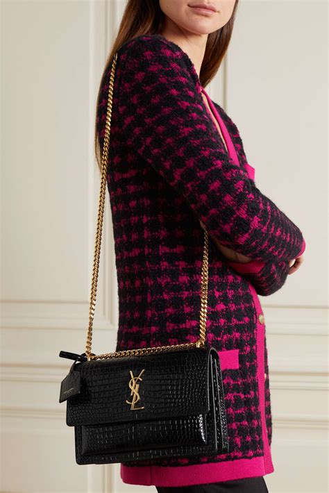 ysl sunset small croc